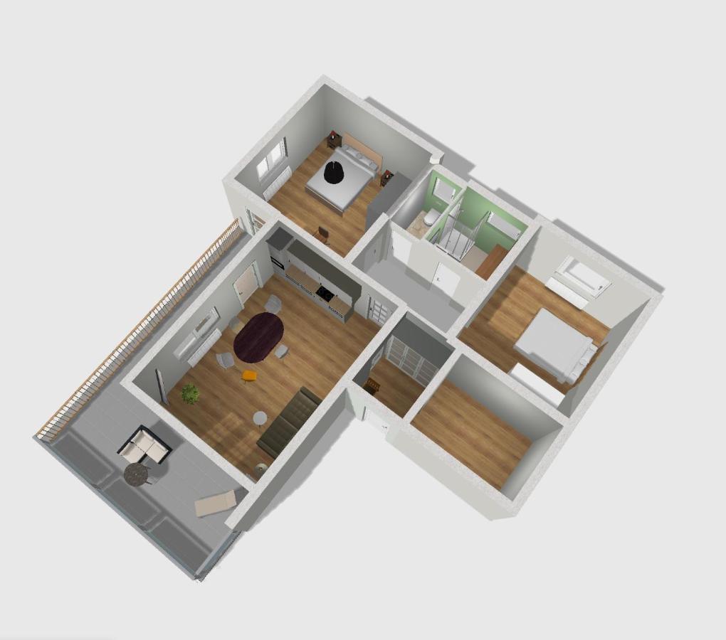 יאניג Apartment Hildegard מראה חיצוני תמונה